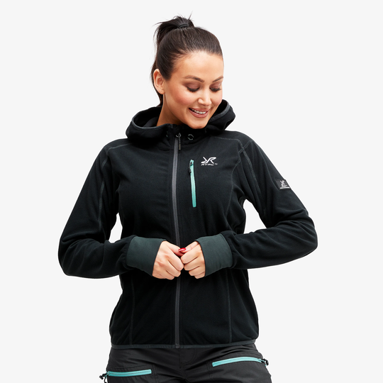 Trekker Hoodie Naiset Black, Koko:XS - > Paidat > Hupparit
