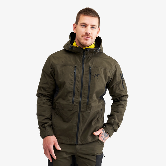 Wander Pro Jacket Miehet Mud, Koko:M - Ulkoilutakki, Kuoritakki & Tuulitakki