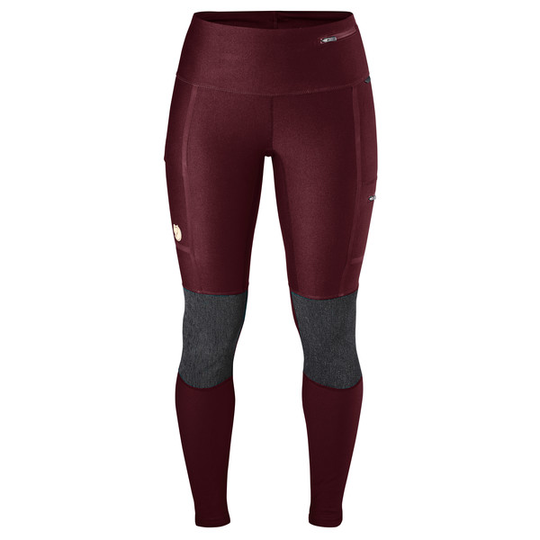 Fjällräven Abisko Trekking Tights W - Dark Garnet - Naiset - S - Partioaitta
