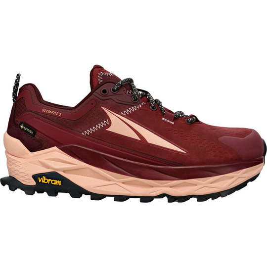 Altra W Olympus 5 Hike Low Gtx - Maroon - Naiset - US 9 - Partioaitta
