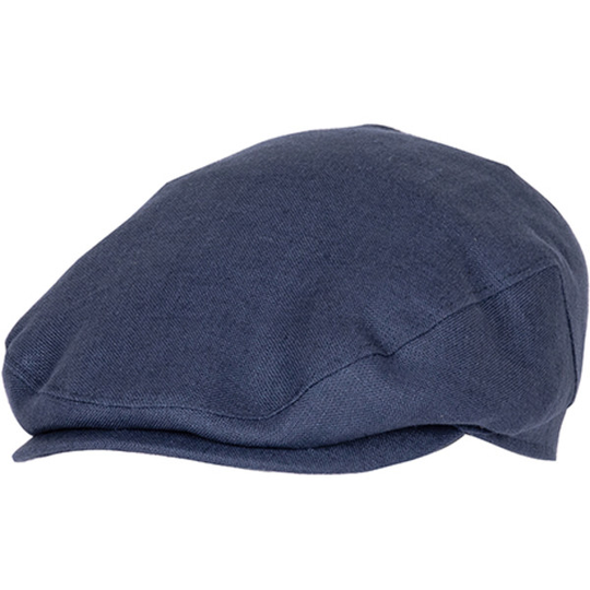 Salon Lakkitehdas Eero Linen Hat - Sininen - Unisex - 59 - Partioaitta
