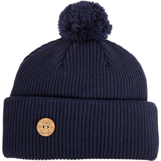 VAI-KO Timberjack Pom Beanie - Deep Blue - Unisex - OneSize - Partioaitta