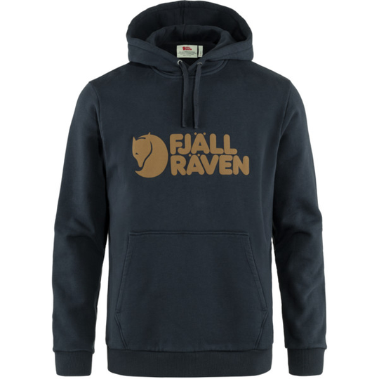 Fjällräven Fjällräven Logo Hoodie M - Dark Navy - Miehet - L - Partioaitta