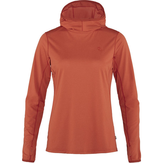 Fjällräven Abisko Sun-hoodie W - Rowan Red - Naiset - L - Partioaitta
