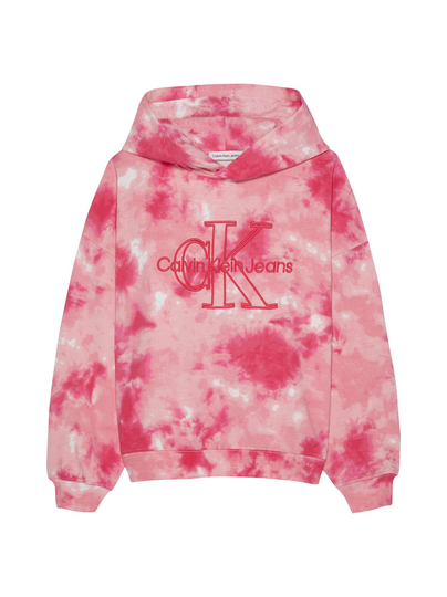 Tie dye monogram -huppari