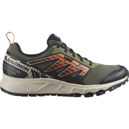 Salomon Wander Gtx - Deep Lichen Green/rainy Day/sc - Miehet - UK 7 - Partioaitta