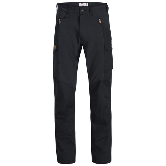 Fjällräven Abisko Trousers M - Black - Miehet - 52 - Partioaitta
