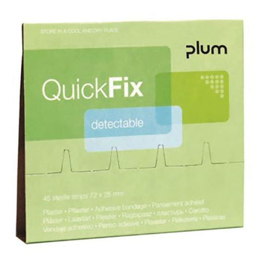 Plum QuickFix Detectable Long Laastarittäyttö 30 kpl Keltainen