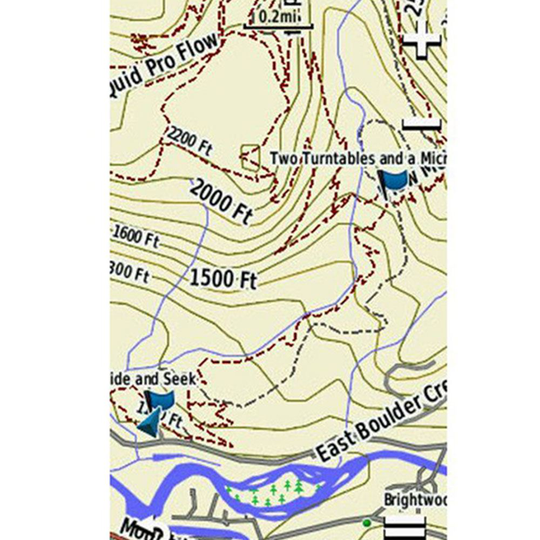 Garmin microSD™/SD™ card : Cycle Map NA, Pyöräilykartat