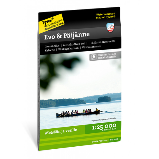 Calazo Evo & Päijänne 1:25.000 retkeilykartta