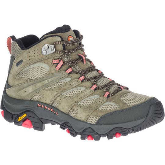Merrell W Moab 3 Mid Gtx - Olive - Naiset - 38,5 - Partioaitta