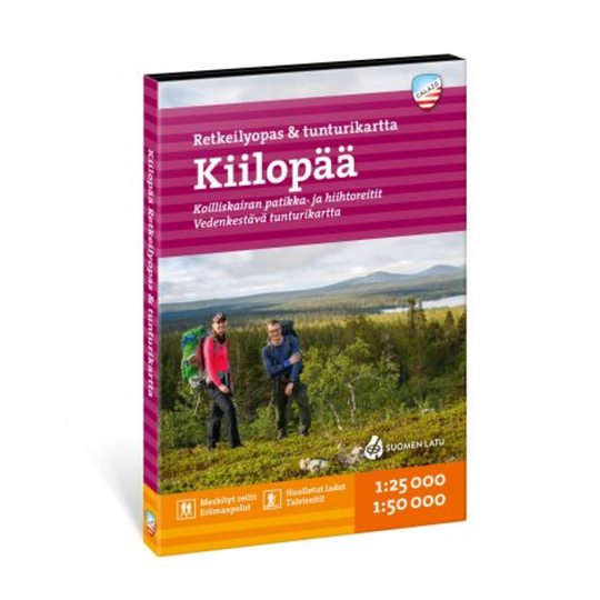 Calazo Kiilopää Retkeilyopas Ja Tunturikartta - Nocolor - OneSize - Partioaitta