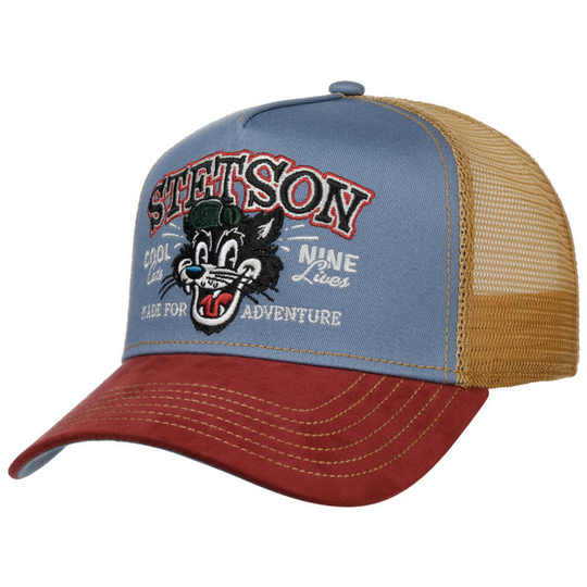 Stetson Trucker Cap Cool Cats - Red/blue - Unisex - OneSize - Partioaitta