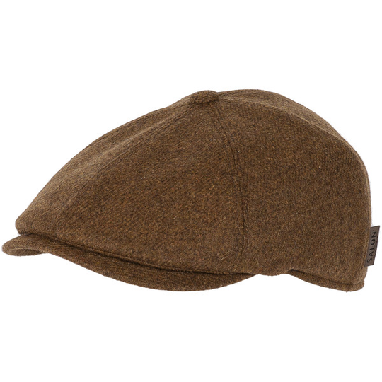 Salon Lakkitehdas Flat Cap Rocky Gen Merino - Beige - Unisex - 58 - Partioaitta