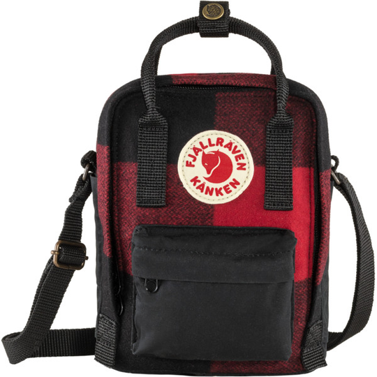 Fjällräven Kånken Re-wool Sling - Red-black - Unisex - OneSize - Partioaitta