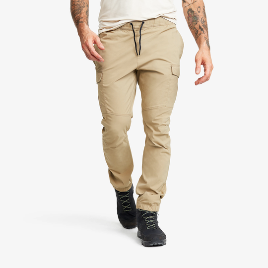 Mood Cargo Pants Miehet Khaki, Koko:2XL - Ulkoiluhousut, Vaellushousut & Retkeilyhousut