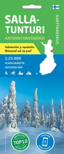 Karttakeskus Sallatunturi 1:25000