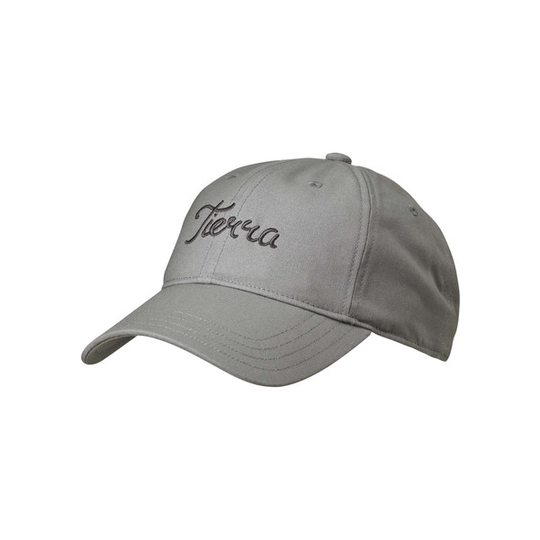 Tierra Embroided Organic Cotton 6 Panel Cap - Grey - Unisex - One Size - Partioaitta