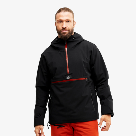 Helix Anorak Miehet Black, Koko:M - Ulkoilutakki, Kuoritakki & Tuulitakki