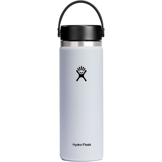 Hydro Flask Wide Mouth 591ml Flex Cap 2.0 - White - OneSize - Partioaitta