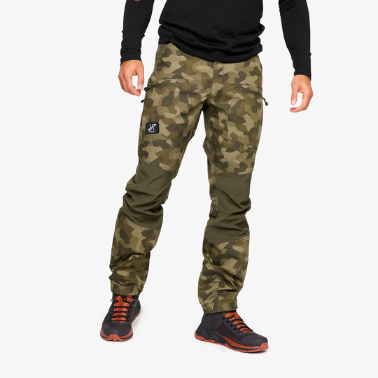 Nordwand Pro Pants Miehet Forest Camo, Koko:XL -
