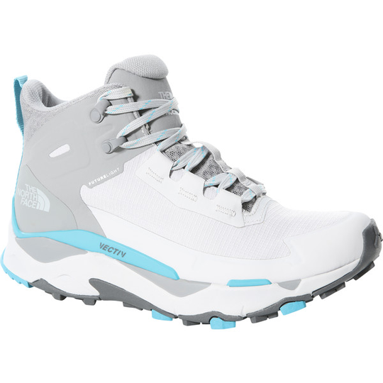 The North Face W Vectiv Exploris Mid Futurelight - Micro Chip Grey/maui Blue - Naiset - US 6,5 - Partioaitta