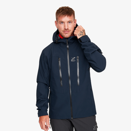 Whisper Jacket Miehet Navy, Koko:XL - Ulkoilutakki, Kuoritakki & Tuulitakki