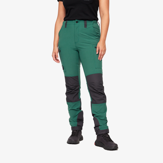 Nordwand Highwaist Stretch Pants Naiset Sage Green, Koko:XL - Ulkoiluhousut, Vaellushousut & Retkeilyhousut
