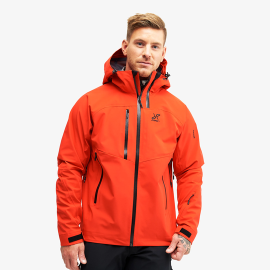 Cyclone Rescue Jacket 2.0 Miehet Lava, Koko:2XL - Ulkoilutakki, Kuoritakki & Tuulitakki