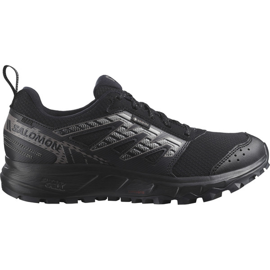 Salomon Wander Gtx W - Black/plum Kitten/gull - Naiset - UK 4 - Partioaitta