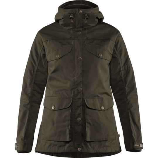 Fjällräven Vidda Pro Jacket W - Dark Olive - Naiset - M - Partioaitta