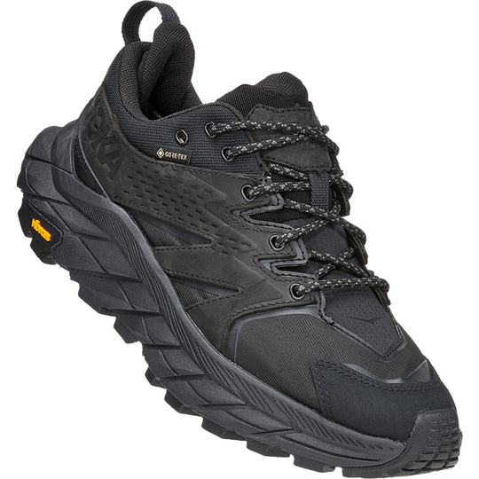 Hoka W Anacapa Low Gtx - Black / Black - Naiset - 6 - Partioaitta