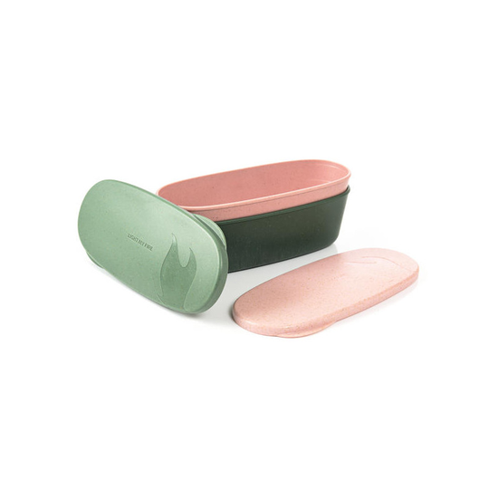 Light My Fire SnapBox Oval BIO 2-pack vihreä-pinkki