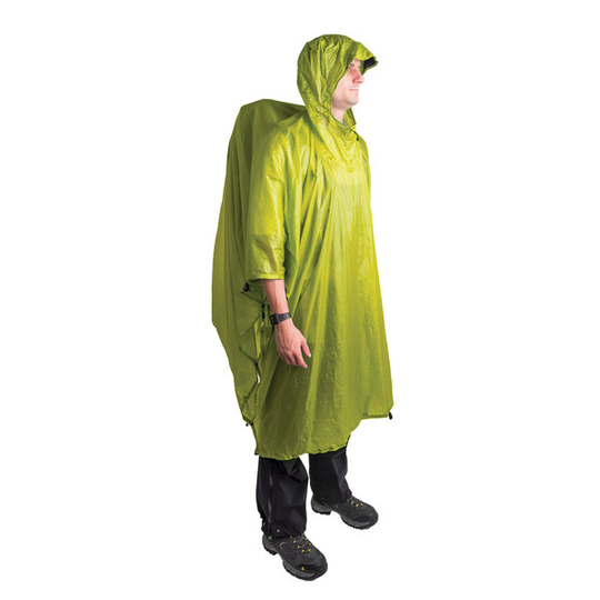 Sea to Summit Ultrasil Nano Tarp Poncho 15 D - Lime - Unisex - OneSize - Partioaitta