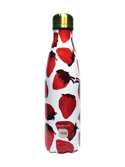 Vesi x ivana helsinki strawberry -juomapullo 500 ml