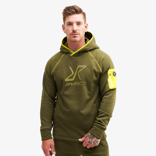 Bivouac Hoodie Miehet Dark Olive, Koko:M - Miehet > Paidat > Hupparit
