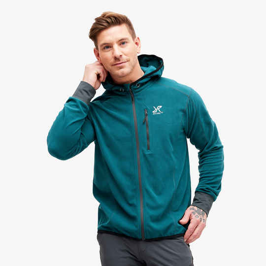 Trekker Hoodie Miehet Teal, Koko:XL - Miehet > Paidat > Hupparit