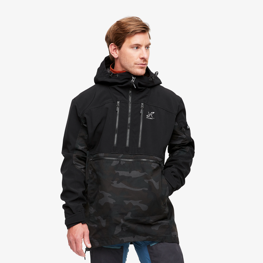 Outdoor Anorak Miehet Dark Camo, Koko:M - Ulkoilutakki, Kuoritakki & Tuulitakki