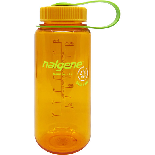 Nalgene Wide Mouth 0.5l Sustain - Clementine - OneSize - Partioaitta