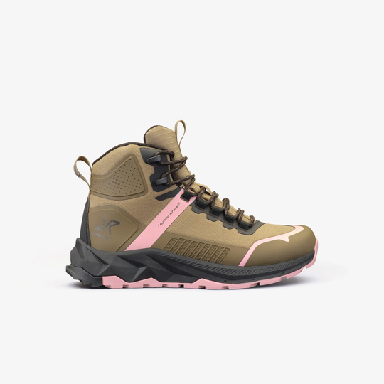 Phantom Trail Mid Waterproof Hiking Boots Naiset Khaki/Dusty Pink, Koko:36 - Kengät