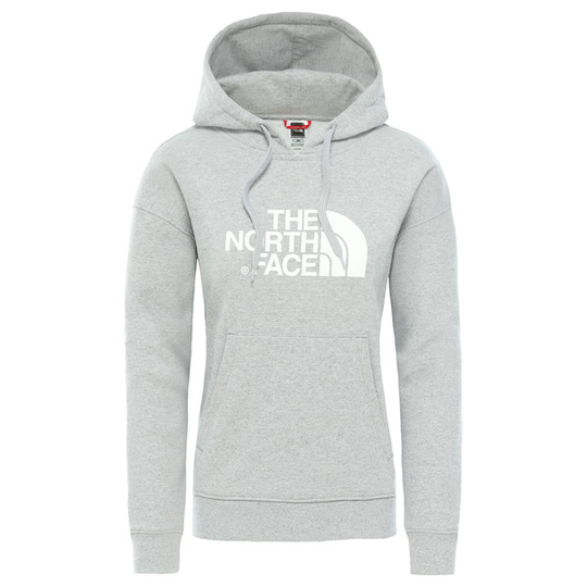 The North Face W Light Drew Peak Hoodie - Tnf Light Grey Heather-tnf Whi - Naiset - S - Partioaitta
