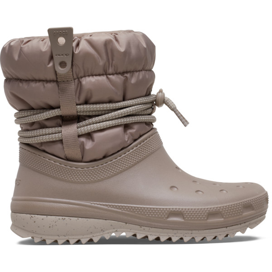 Crocs Classic Neo Puff Luxe Boot - Mushroom - Unisex - W6 - Partioaitta