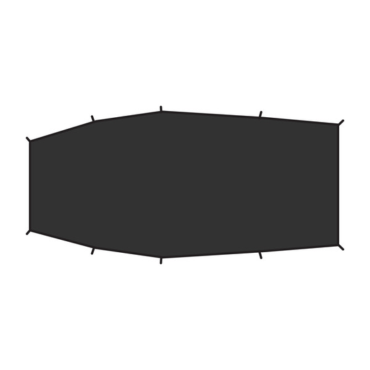 Fjällräven Shape 3 Footprint - Black - OneSize - Partioaitta