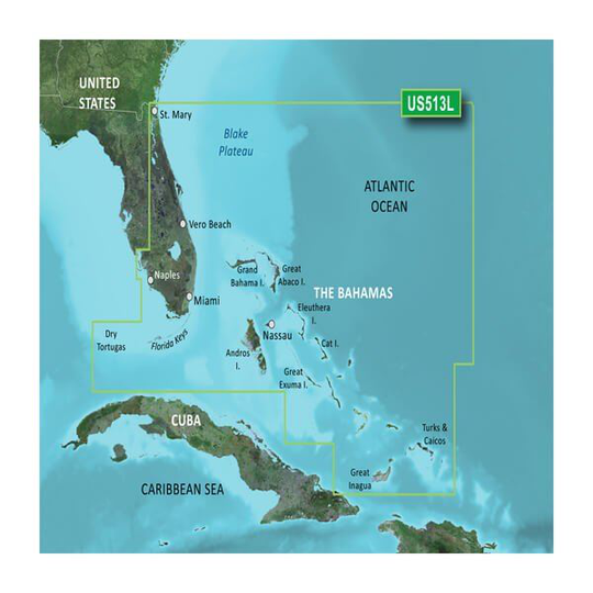 Garmin VUS513L-Jacksonville-Bahamas