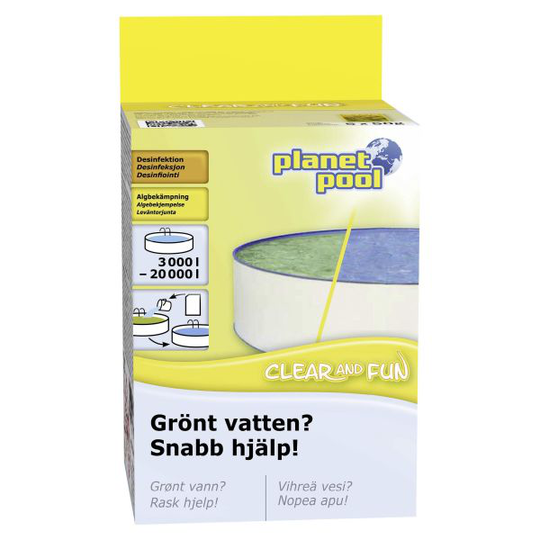 Planet Pool 511632 Desinfiointiaine 50 g, 5 kpl:n pakkaus