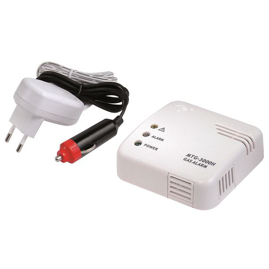 Nexa MTG-3000H Kaasuvaroitin 12 V, Fire & Safety Kaasuvaroitin 12 V:n verkkoon ja 230 V:n liitäntään. ​Havaitsee ja hälyttää nopeasti pullokaasuvuodoista (nestekaasu), LPG-kaasuista (propaani, butaani jne.), LNG-kaupunkikaasuista, luonnonkaasuista jne.