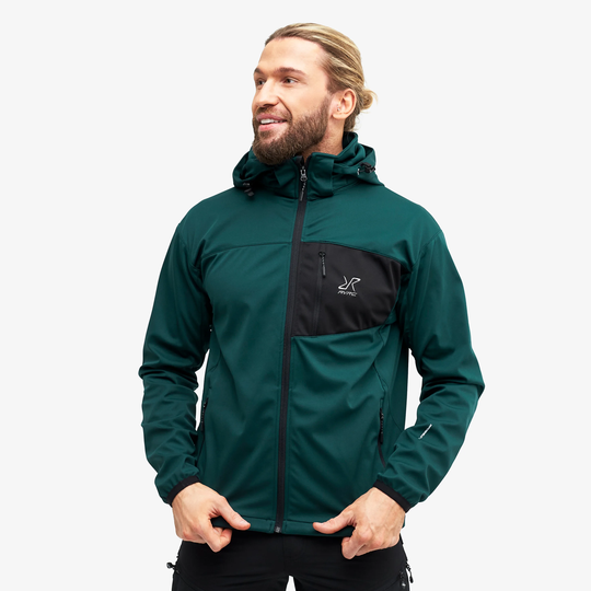 Hybrid Jacket 2.0 Miehet Deep Teal, Koko:XL - Ulkoilutakki, Kuoritakki & Tuulitakki