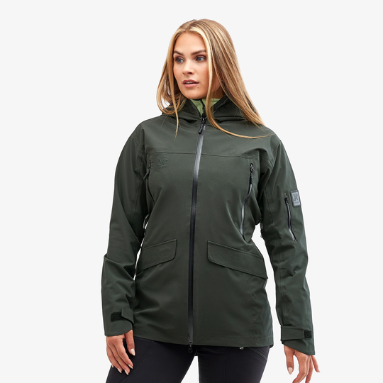 Monsoon Jacket Naiset Pirate Black, Koko:XL - Ulkoilutakki, Kuoritakki & Tuulitakki