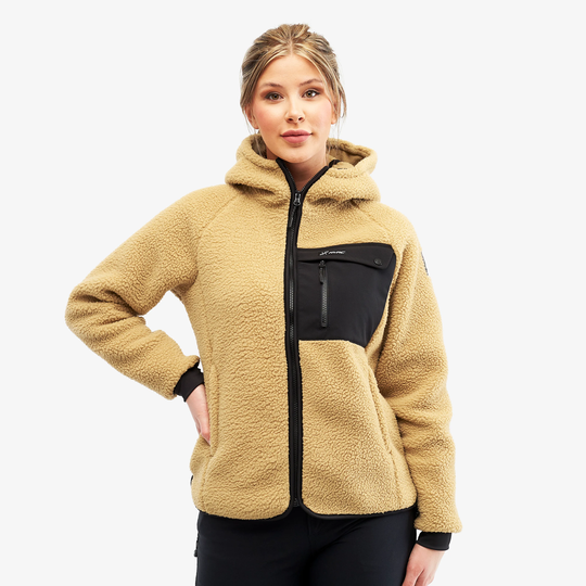 Sherpa Hoodie Naiset Teddy Bear, Koko:L - > Paidat > Hupparit