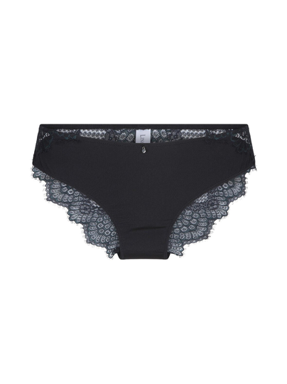 Black peacock brief -alushousut